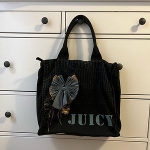 JUICY COUTURE canvas tote bag